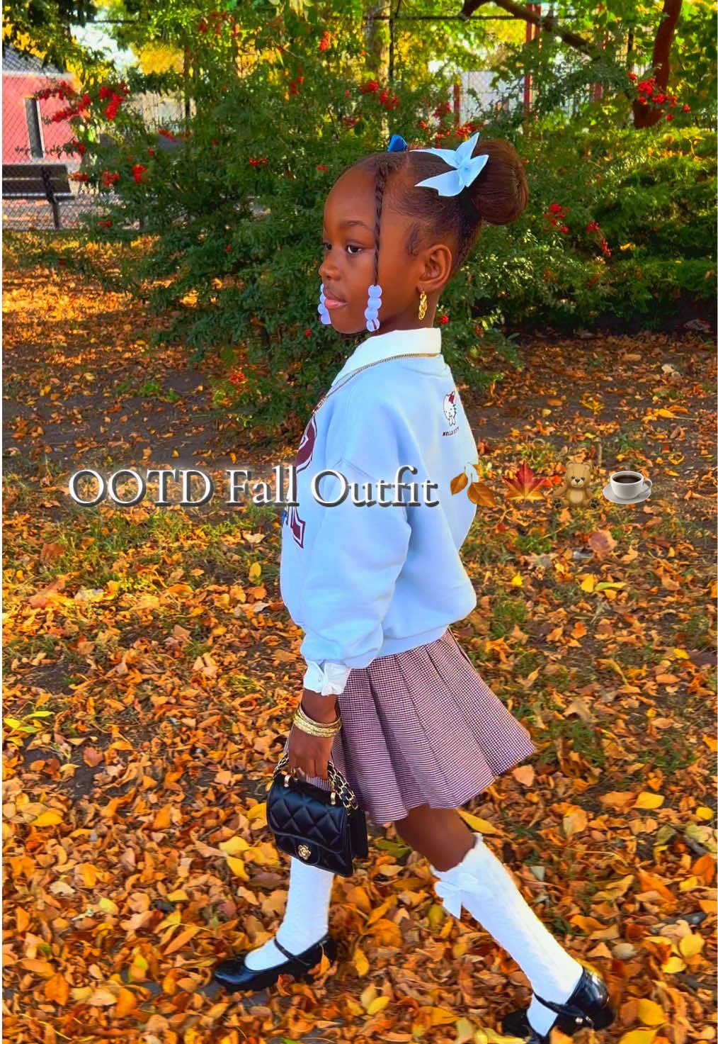 @slaywithalanimae Picture day outfit 🥰 Preppy OOTD #fallootd🍁 #kidsootdtiktok #girlmoms #kidsoutfitideas 