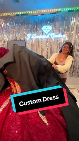 Estrella’s custom dress ❤️‍🔥 #quinceañera #quinceañeras #sweet16 #fypシ  #xvaños 