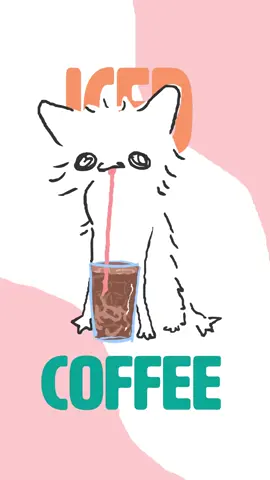 when I first posted this animation over a year ago, TikTok said it was spam 😭 #icedcoffee #kittycat  Added context: panic attacks are real things that cause genuine distress (I would know). Please never be dismissive if you encounter one. 