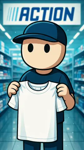 Achète des t-shirt chez Action 👕