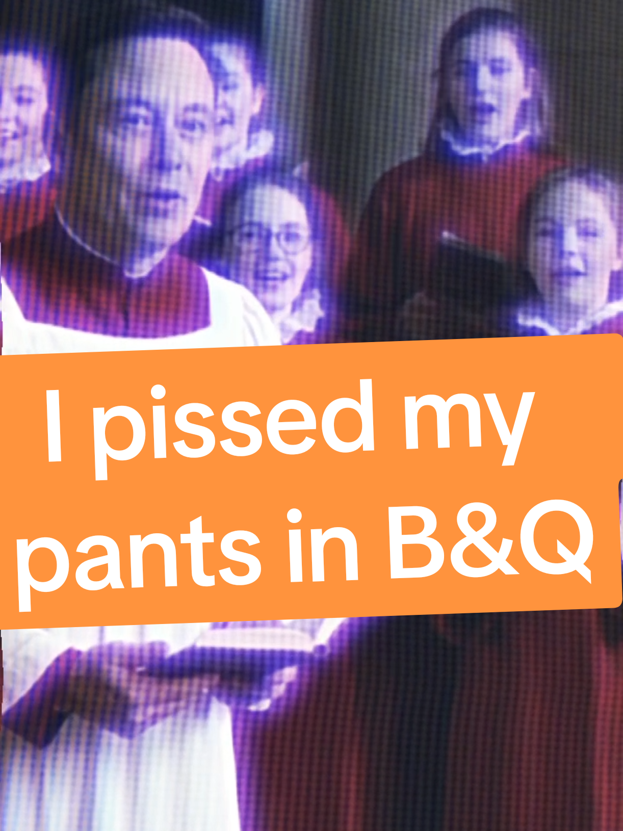 I pissed my pants in #bandq  #choir #schoolchoir #90skid #churchmusic 