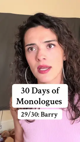 Sally’s monologue from Barry S2E7! #comedicmonologue #selftape #audition #acting #actress 
