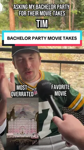 Asking my bachelor party what the most overrated movie of all time is and what is their favorite movie #movies #film #filmbro #avengers 