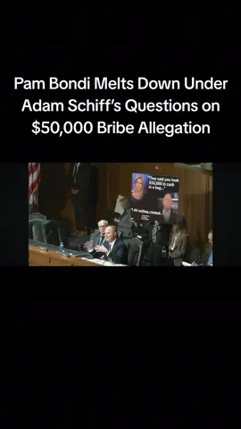 10/7 Bondi’s reaction was textbook deflection. If there wasn’t a video or any evidence, she could’ve just said so. Instead, she went full Trump defense mode—attack the questioner, invoke “Hunter Biden,” and dodge the question entirely. Schiff knew exactly what he was doing: cornering her on record so the refusal itself becomes evidence of a cover-up. The fact that she invoked Caroline Leavitt and Trump’s “border czar” loyalty narrative says everything—this is cult logic, not legal reasoning.