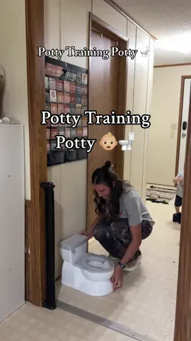 Potty training, spooky season… same thing 🤣 #momlife #parents #motherhood #pottychair #pottytrain 