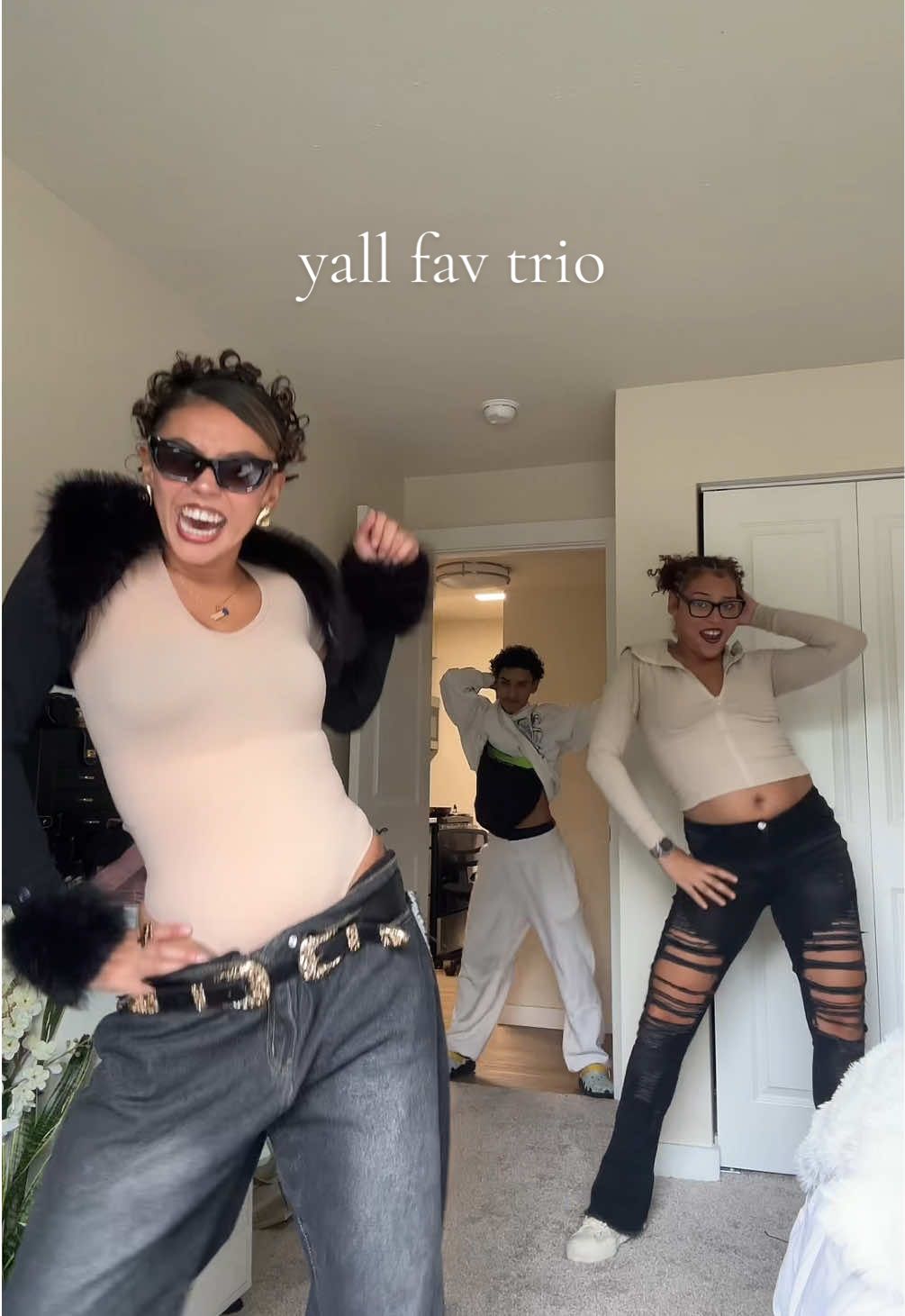 THE TRIO IS NOT STOPPPPINGGGG 🫦🤪 #fy @Khalia🦋 @Mars 