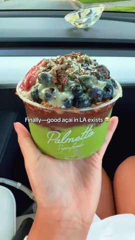 If you actually want real açaí in LA — Palmetto in Beverly Hills is the spot 🥣💜 #LAEats #AcaiBowl #PalmettoSuperfoods #BeverlyHillsEats #foodiefind 