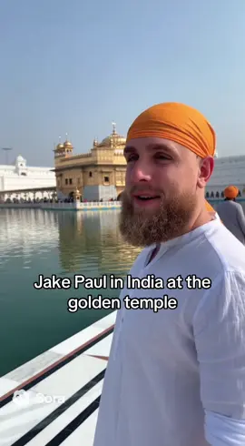 Jake Paul at India in the golden temple #aigenerated #fyp #punjabi #viral #shadowbanned😔 