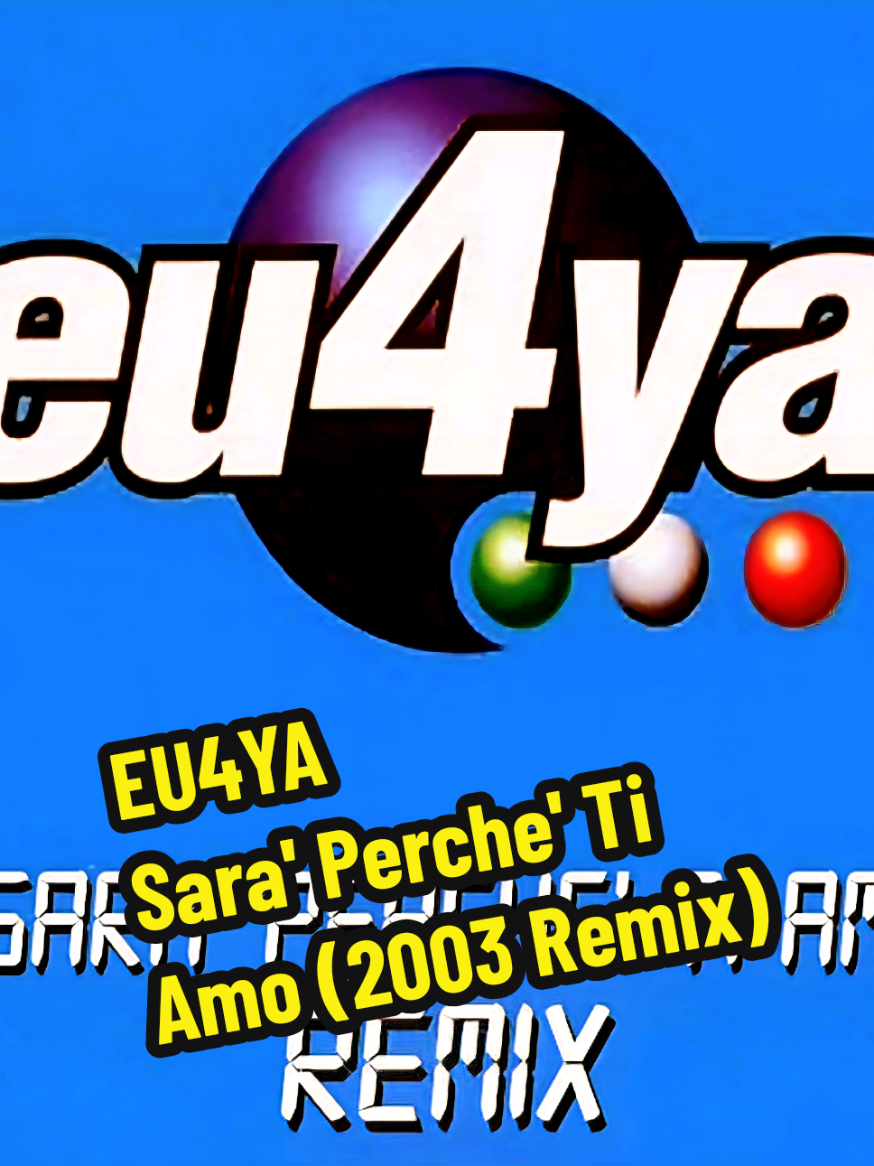 #eu4ya #saraperchetiamo  #italy #italodance 