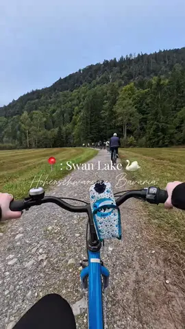 Welcome to 📍: Hohenschwangau - a village in Bavaria, Germany. 🇩🇪 Most beautiful scenes of the Bavarian Alps 🗻 & the body of water, Schwansee, also known as “Swan Lake” 🦢. #bavaria #germany #swanlake #schwansee #tchaikovsky 
