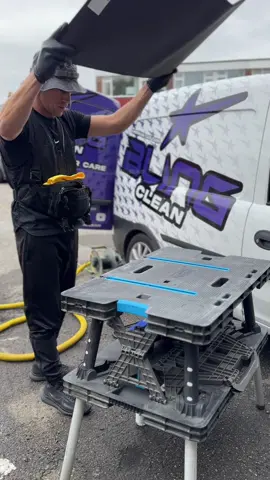 Bling back & sides 🔪💨  Tidying up this Mercedes floor mat 🌪️  Been a while 💫  @blinggclean - Premium Car Care ✨  #bling #detailing #satisfying #asmr #satisfyingvideo 