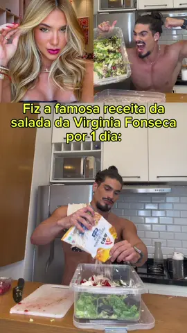 Salada bem vegana da Virginia Fonseca de 10 bilhões de reais kkkkk