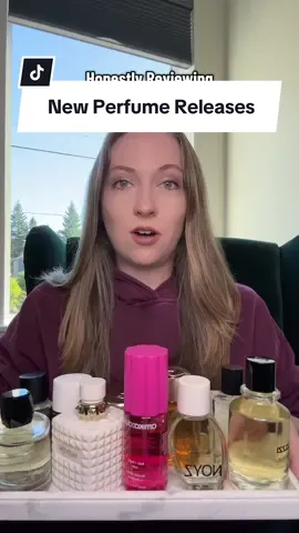 Honestly reviewing a bunch of new perfume releases all kindly gifted  @Room 1015 Love-O-Matic @Valentino.Beauty DBIR Ivory @amika Aura @noyzfragrance Only Human @FUGAZZI Fragrances Vanilla Haze Extrait @Heretic Parfum Blood Berry @Phlur Fragrances Cherry Stem @Rare Beauty Eau de Parfum @harlemperfumeco Golden Muse @House of Bō Cosmos @The 7 Virtues Perfume BlackBerry Lily #newperfume #perfumetok 