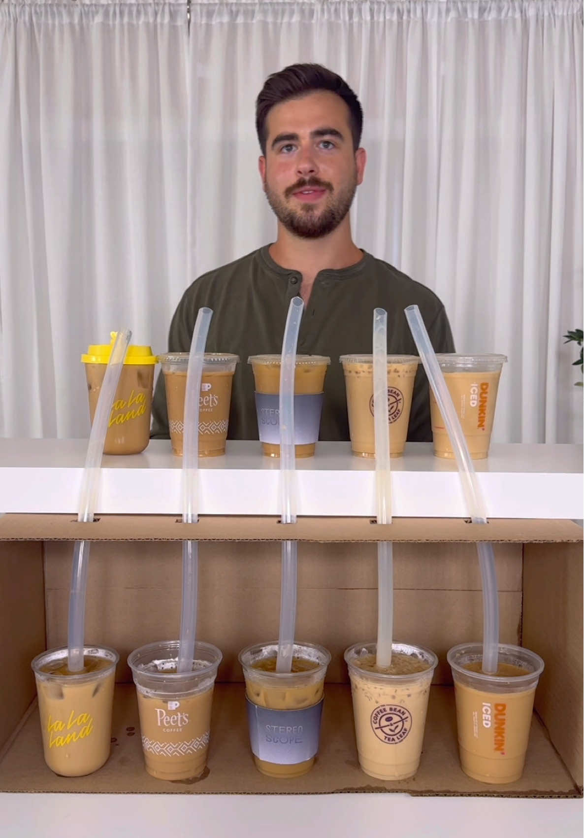 Coffee Taste Test Matching Game 🤯 #adifishman 
