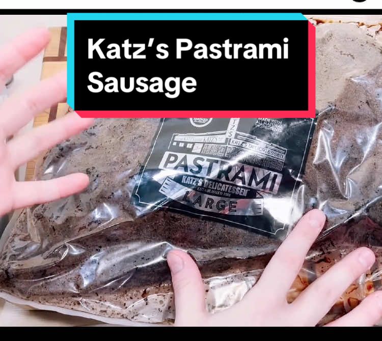 Katz’s Deli 5 Pound Whole Pastrami Sausage #ordinarysausage #ordinarysausagetiktok #ordinarysausage_channels #mrsausage #pastramisausage  