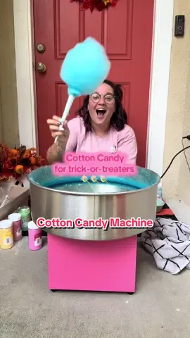 This year, I’m throwing a huge Halloween bash for the trick-or-treaters! I went big and got a cotton candy machine! I just know we’re gonna be the favorite house this year! Cotton candy machines are perfect for Halloween parties and all sorts of event events! #cottoncandy #cottoncandymachine #partysupplies #halloweenparty #tiktokshopfalldealsforyou