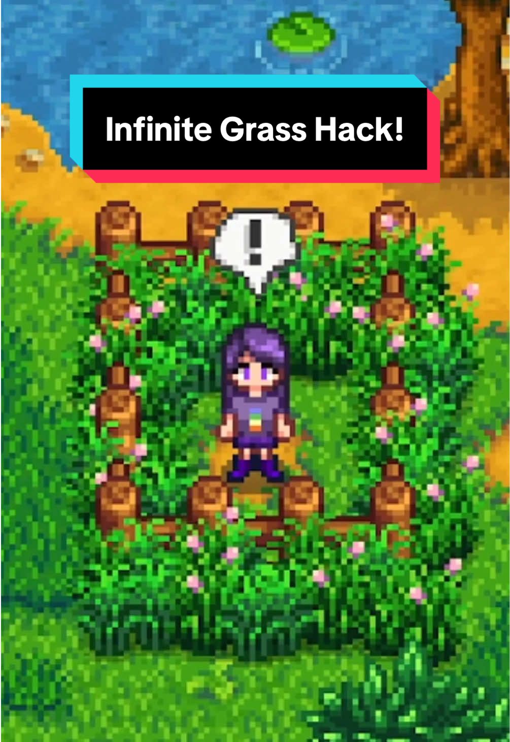 Unlimited grass in Stardew Valley? Easy!🫡 #stardewvalleytips #stardewtips #stardewvalleyfarmer #stardewvalley #stardew 