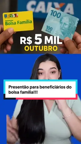 Presentão para beneficiários do bolsa família! #bolsafamilia #auxilio #noticias #ultimasnoticias #beneficios 