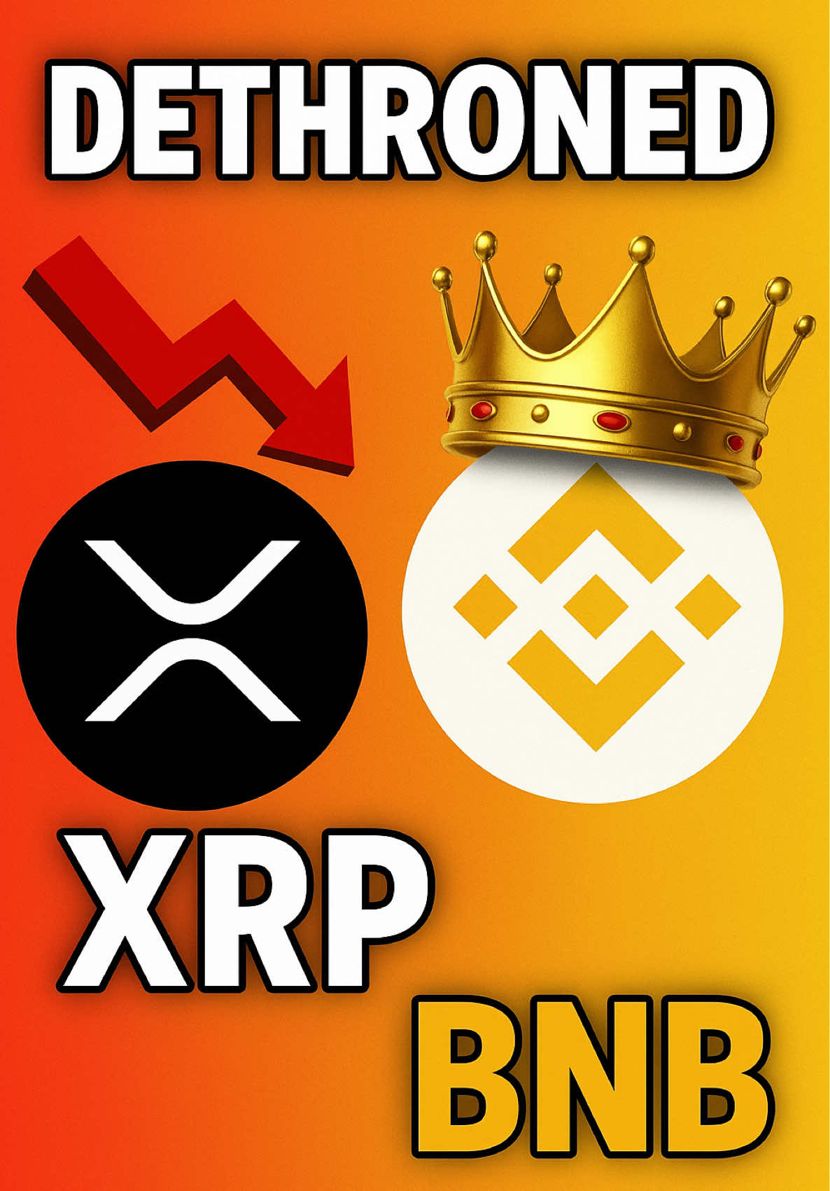 🚨 BNB just dethroned XRP for the #3 spot in the crypto market — but this might be the setup for XRP’s biggest comeback yet. 👑 BNB vs XRP is heating up fast as Binance Coin climbs the charts and XRP holders rally. 📈 Could this shift change the future of crypto rankings or is it just a temporary flip? 🤔 XRP news today, BNB vs XRP, Binance Coin market cap, XRP prediction, XRP dethroned, crypto market update #XRP #BNB #CryptoNews #bitcoin 