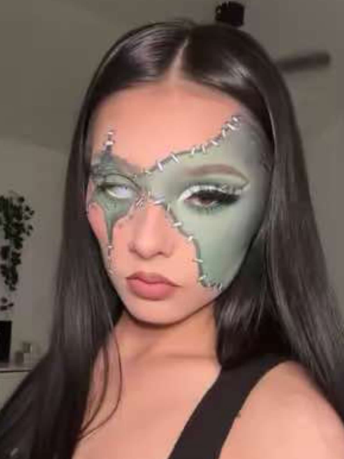 🧟‍♀️ #mua #makeuptutorial #halloween #monstermakeup #halloweenmakeup 