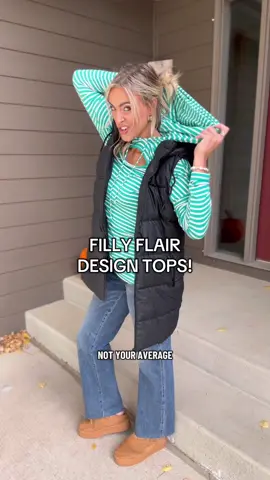 Filly exclusive design that is perfect for year round wear! Lightweight, stylish and super comfy! #pullover #lightweighthoodie #stripedtop #fallfashion #tiktokshopcreatorpicks 