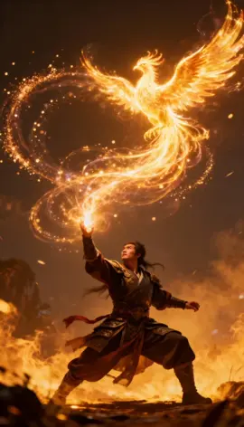 🔥 A Chama da Fênix #PhoenixRise #FireMagic #EpicFantasy #CinematicLight #MythicalPower