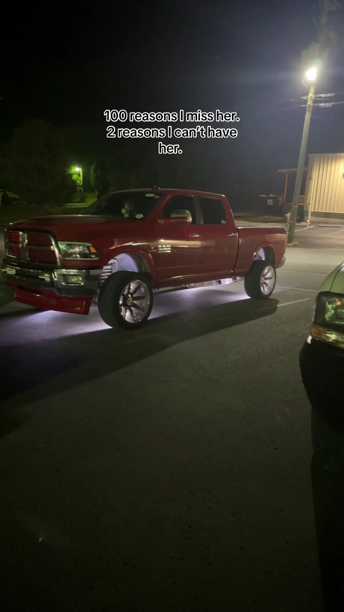 1.her smile.  2.her laugh.  3.her eyes.  4.her personality  5.her love for Jesus.  6.her goofy side.  7.her random phone calls.  8.her always tellin me to drive safe.  9.how she brought my smile out  10.how she would love it when i complimented her.  11.how kind she was to me.  12.how i felt around her.  13.how nice she was to me.  14.how her hugs felt.  15.the every night phone calls.  16.how she never gives up.  17.how good her hair looked.  18.how she loved taking pictures with my truck.  19.how pretty she looked at dinner.  20.her love for animals.  21.her height.  22.how good she is at singing.  23.her dance moves.  24.her goofy faces.  25.the way she acted around me.  26.how comfortable she felt around me.  27.how independent you where.  28.how I could always trust you.  29. How loyal you were.  30. How we would always smile at eachother.  31. The goofy noises we used to always make.  32.how you would forgive me if I made a mistake.  33.how we would always make eachother laugh.  34.how good are first date went.  35.you talkin in your sleep.  36. How beautiful you were.  37.how I could be my self around you.  38.how gentle you was with me.  39.how you was honest with me.  40.how cute your smile was.  41.how you always wanted the best for me  42.your love for god.  43.how we would go to church together.  44.your heart.  45.how you always clean the table off when we would go out and eat.  46.how it never felt bein awkward with you.  47.how loved when I would open the door for you.  48.how you loved my truck.  49.how pretty your outfits were.  50.how good you looked in dresses.  51.when you would text me goodnight.  52.when you would let me know were you were.  53.our funny conversations.  54.our funny pictures together.  55.how fun you were to be with.  56.how you brought me closer to god.  57.how you would play with my hair.  58.how you would scratch my back.  59.how happy we looked with eachother.  60.your random little smile.  61.your random little crashouts.  62.how we would always click everytime we was with eachother.  63.how we had a love “hate relationship”.  64.how you always made sure I was ok.  65.how you always texted me paragraphs every night when I was asleep.  66.how you always text me while I was at work to make sure I was havin a good day.  67.how you would always send me face snaps.  68.how you would always make sure I had eat that day.  69.how you always would make sure I woke up on time for work.  70.how much you encouraged me to do better for my self.  71.how calm I would feel around you.  72.how you would say my name.  73.how you would make me feel seen.  74.how good she is at singing.  75.how she would always listen to me.  76.how confident you were.  77.how she always made time for me.  78.how cute it was when she would say”yes”.  79.how hard she worked with her horses.  80.how motivated she was.  81.how the jokes we would always make would make us laugh tg.  81.how cute she looked in glasses.  82.how she loved when I complimented her.  83.bow she made me quit doin all the bad stuff I did in the past.  84.how we would make future plans together.  85.her clothing style.  86.her smartness.  87.would always ask me if I wanted to go with her.  88.how cute she looked in a hat.  89.her always wantin to talk to my mom.  90.her always askin me what I was doing.  91.her always makin sure I didn’t do anything dumb.  92.her makin sure I was always safe.  93.her always makin sure I don’t have a bad day.  94.her always makin sure I was overthinking.  95.her always givin me reassurance.  96.how she would get my initial on her nail  97.how she would tell me stuff to do to my truck.  98.how she would always text me while I was in the shop working on my truck.  99. Fallin asleep otp.  100.us always talkin abt trucks.  2 reasons why I can’t have you.  1.youve moved on.  2.i made mistakes.  I miss you pretty girl. 