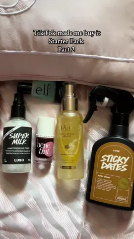 I’m a Marketer’s Dream!  Did you buy any of these too or is it just me?  @LUSH @elfcosmetics @Benefit Cosmetics @DALBA  #beauty #makeup #BeautyTok #tiktokmademebuyit #viralbeauty 