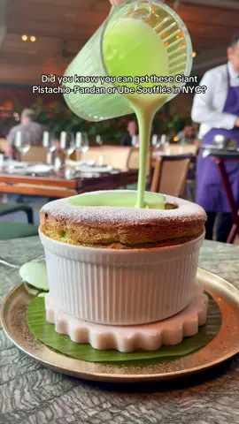 The way I ran over to Twin Tails when I heard about these Giant Pistachio-Pandan Soufflés! So fluffy and delicious - they also have other versions - see below! Reserve in advance since they need time to prepare it. They also offer a mouthwatering Thai and Vietnamese menu & cocktails… and they have a beautiful mirrored bar tucked away in their entry. Twin Tails offers four soufflé flavors, all developed by gluten-intolerant Pastry Chef Lucy Blanche. Her creations run the gamut from savory to sweet, including a featherlight savory Coconut-Red Curry Soufflé, a fruity Passion Fruit Soufflé, a nutty Pistachio-Pandan Soufflé, and Vietnamese Mocha Soufflé. #twintails #nyc #columbuscircle #newyorkcity #soufflé      