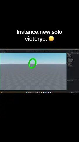 Instance.new solo victory #outcomememories #robloxstudio #fyp 