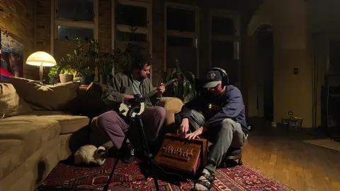 A Quick One Before the Eternal Worm Devours Appalachia (After Hours) featuring @Father Timothy on the shruti box Full video on YouTube, access in linktree. More soon.  #banjo #aquickonebeforetheeternalworm #hanl #shruti #folk 
