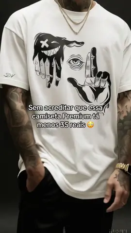 Camiseta olhar smile #camiseta #modamasculina #tiktokshop 