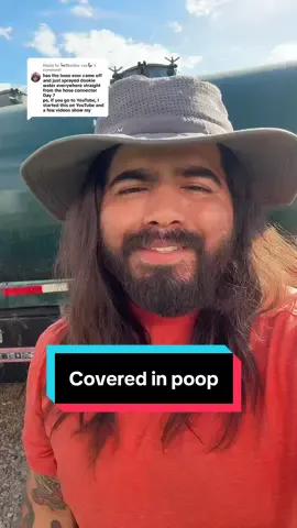 Replying to @🦌𝖂𝖆𝖑𝖐𝖊𝖗 𝖈𝖔𝖝🦆 this happened to me on one of my first jobs out in the field by myself and yes I got covered in poop #poorpumpersociety #septictank #draingang 