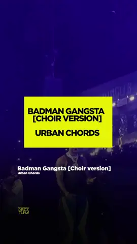 Urban Chords - Badman Gangsta [Choir version] Lyrics #choir #fyp #badmangangsta #urbanchords #lyricsvideo 