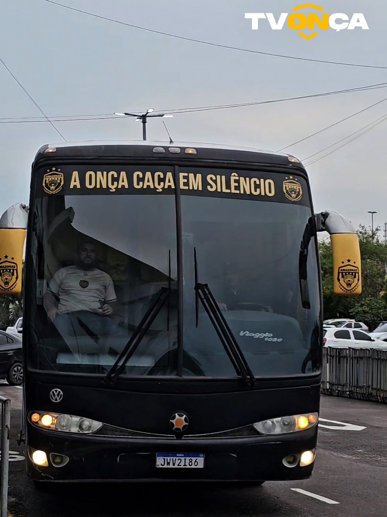 A Onça chegou! 🚍🐆 #NossoAmazonas #SérieB2025 #AMZxCEC 