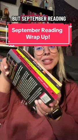Enjoy this 5 book wrap up because next month will probably be like 3 LMAO  #BookTok #readingwrapup #reader #septemberreadingwrapup #books 
