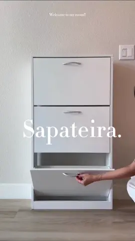 A sapateira safira, linda, compacta e sofisticada 🥹🥰 Link nos comentários, copie e cole no wats para ficar clicavel! #viral #util #sapateira #praticidade #chique 