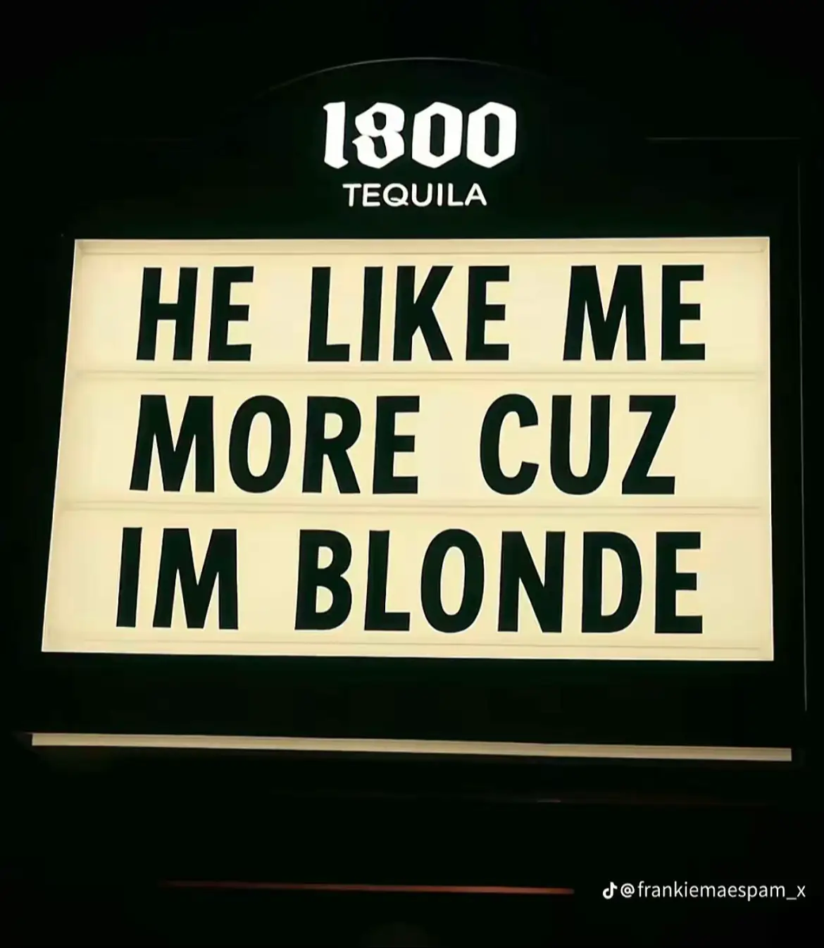 fake blonde but..