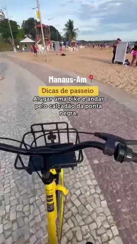 Alugar uma bike e andar pelo calçadão da ponta negra.mansus-Am #fypシ゚ #pedalar #manaus #pontanegra  @Scarlet Foxes 