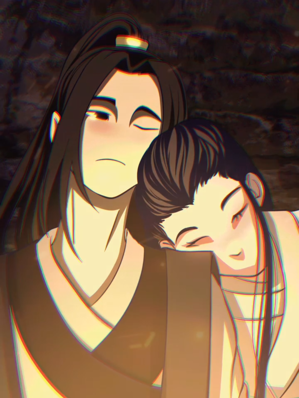 Happy birthday Lan Xichen 🤍 have a nielan cake, sparkle it with some wife montage.  #modaozushi #mdzs #lanxichen #niemingjue #animation 
