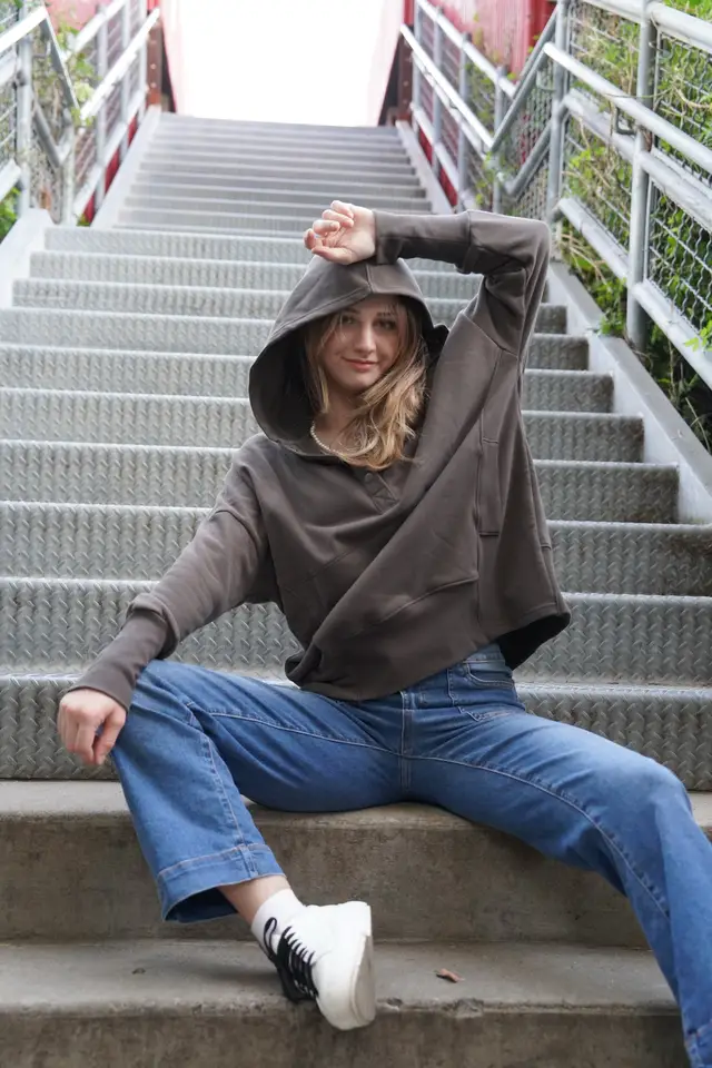 when the “lazy fit” ends up being the main character 😌🖤 #OOTD #cozyfit #fallfashion #streetweargirl #grwm