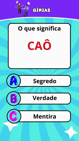 Você conhece todas essas gírias brasileiras? #girias #brasil #giriasbrasileiras #girias #quiz 