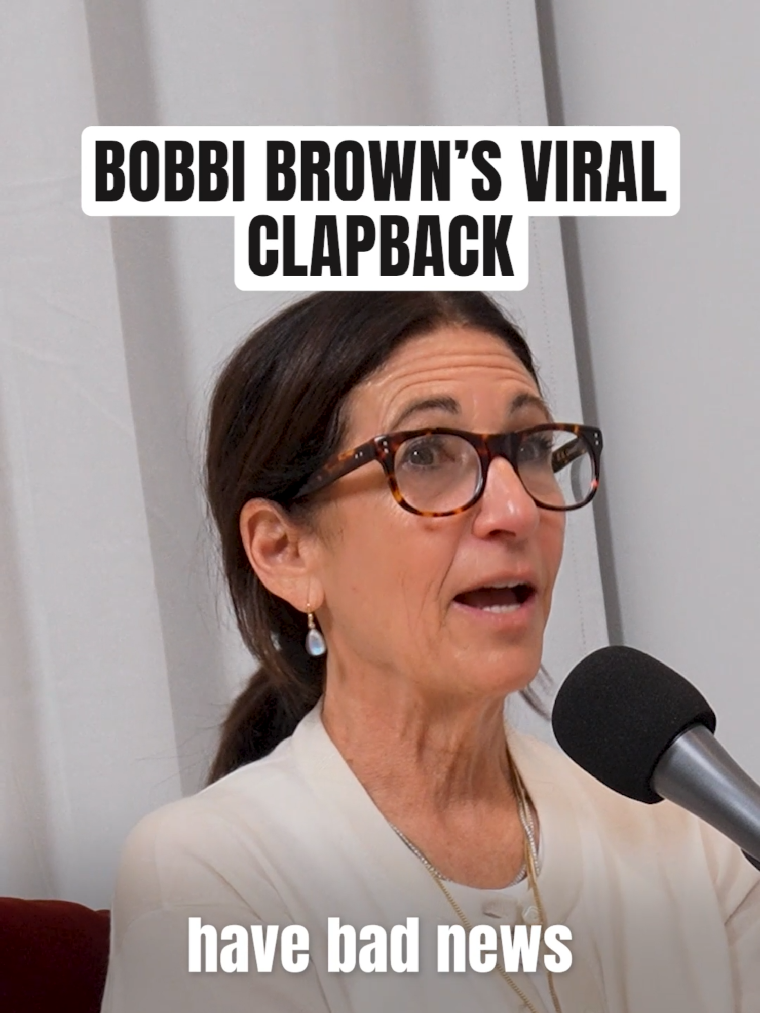 Bobbi Brown's viral clapback.  #bobbibrown #jonesroad #makeup #beauty #theburnoutspodcast