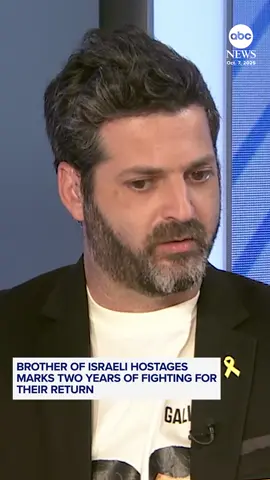 Liran Berman’s twin younger brothers, Ziv and Gali, were among those kidnapped Oct. 7. He speaks with ABC News, saying he’s spent every moment since fighting for their return.