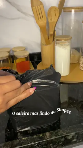 O saleiro mas lindo da sho 🧡#saleiro #shopee #comprasshopee #fyp #lar 