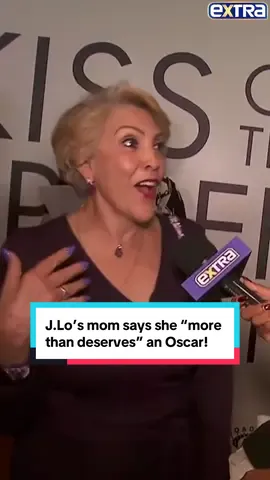 #JenniferLopez’s mom Lupe says give her the Oscar already! ☺️🥰👏 @JLO @Mona Kosar Abdi #kissofthespiderwoman 