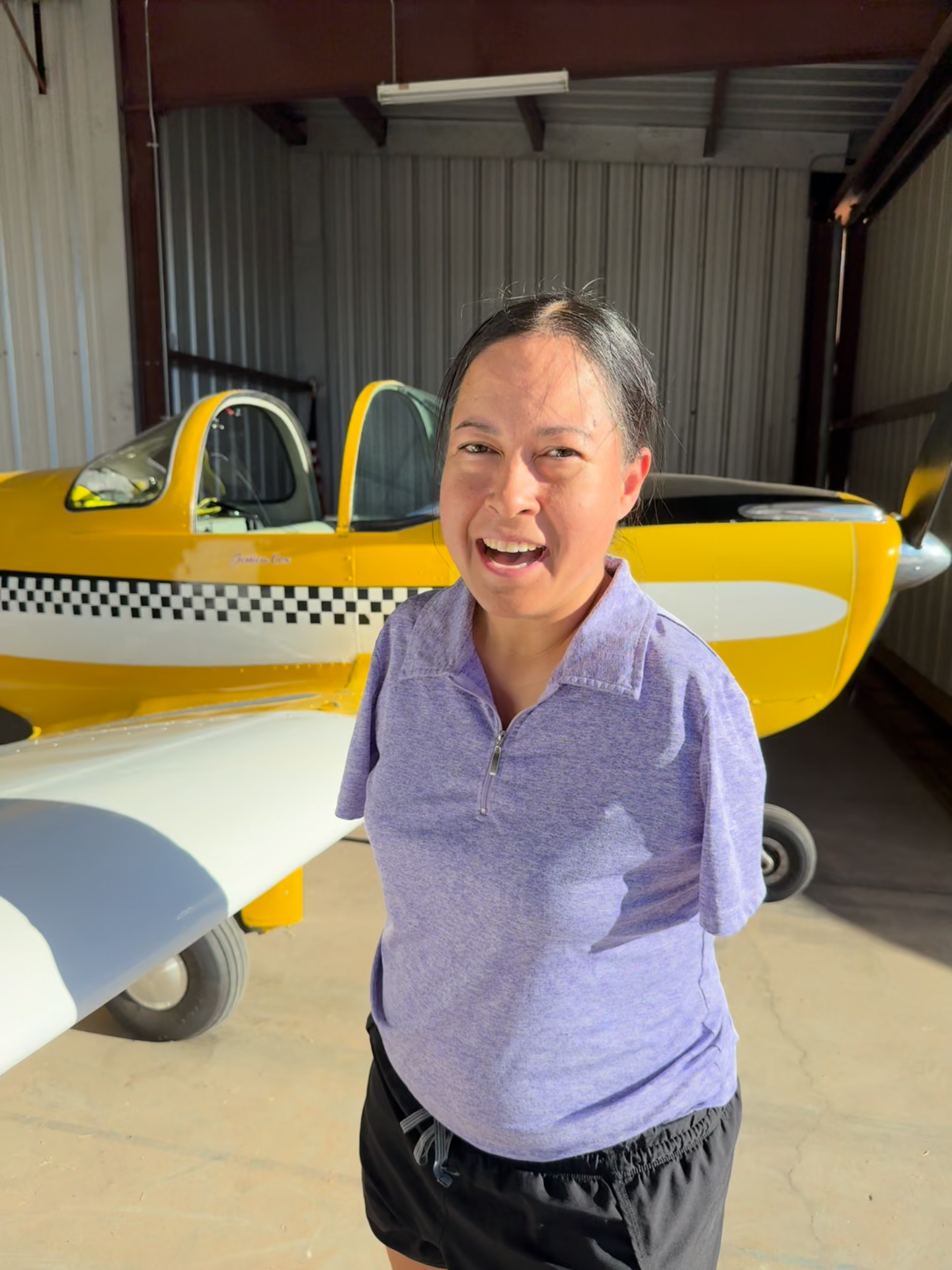 POV: You trade a good hair day for a great flight 😅💨✈️ Flying with the windows down in my Ercoupe always leaves my hair a little wild… but my heart so full. 💛 The Arizona skies were too beautiful to miss today — and I’m so grateful for moments like this. 👉 What’s one thing you’re grateful for today? Drop it in the comments! #BadHairDayGreatDay #PilotLife #FlyingFeet #Ercoupe #Gratitude #JessicaCox #WindsweptAndHappy #NoLimits #ArizonaSkies #RightFooted
