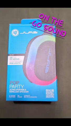 ✨️JLAB POP PARTY✨️ Ultra-Portable Wireless Speaker is so easy to use and take along anywhere. This has clear sound and easy to follow instructions included.  ✅️ 8+ Hours of playtime/5 Hours RGB Lighting ✅️ Built in magnets + Detachable Loop Handle ✅️ Multi Function Button (controls EQ, Music, & Lights) ✅️ IPXS Waterproof ✅️ Custom Sound/Lighting via JLAB App ✅️ 2
