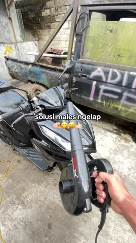 anti body jamuran mah klo pake ini #fyp #vario #blower #blowerangin 