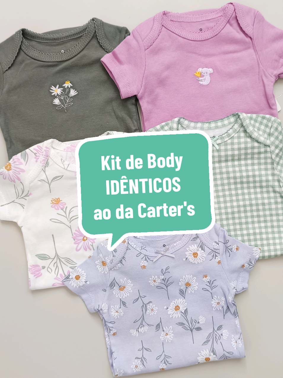 Eu esperava que eles seriam parecidos, mas não esperava que eles seriam IDÊNTICOS! 😍 E o melhor, com estoque já no Brasil! 🇧🇷 Nós enviamos para todo Brasil! Várias estampas e tamanhos disponíveis! #carters #enxovaldebebe #aliexpress 